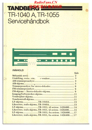 Tandberg-TR1055A-rec-sm维修电路原理图.pdf