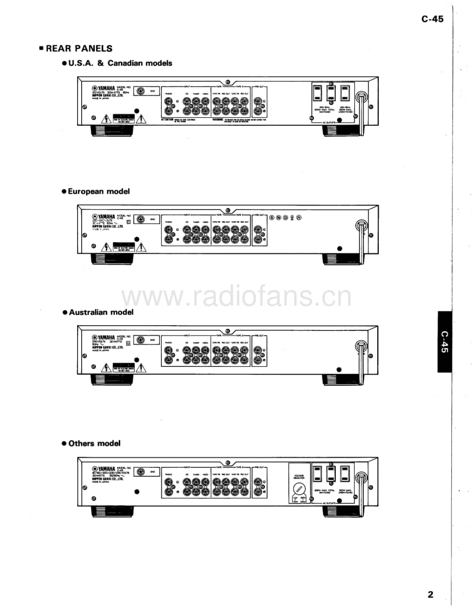 Yamaha-C45-pre-sm维修电路原理图.pdf_第3页