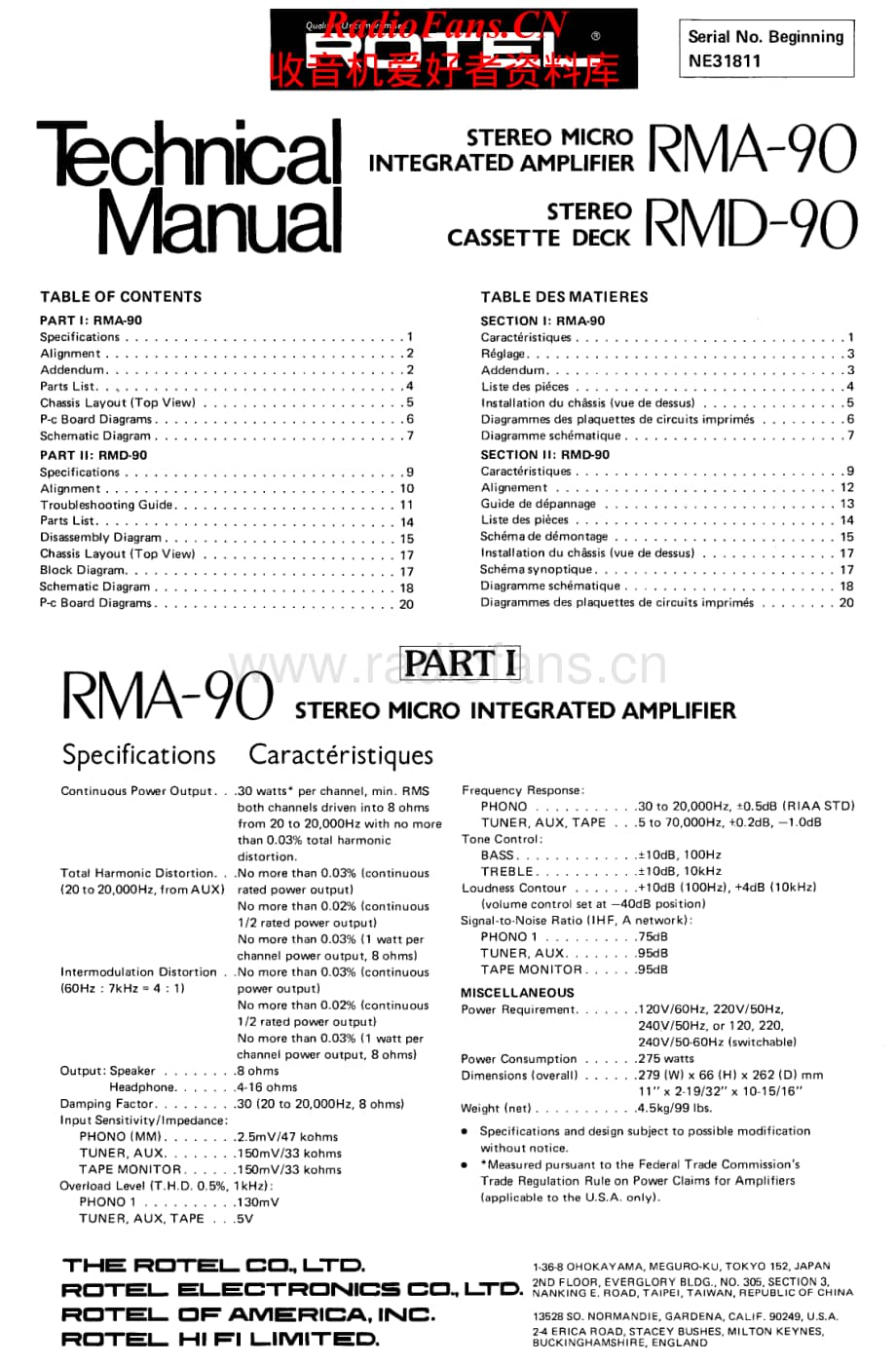 Rotel-RMA90-int-sm维修电路原理图.pdf_第1页