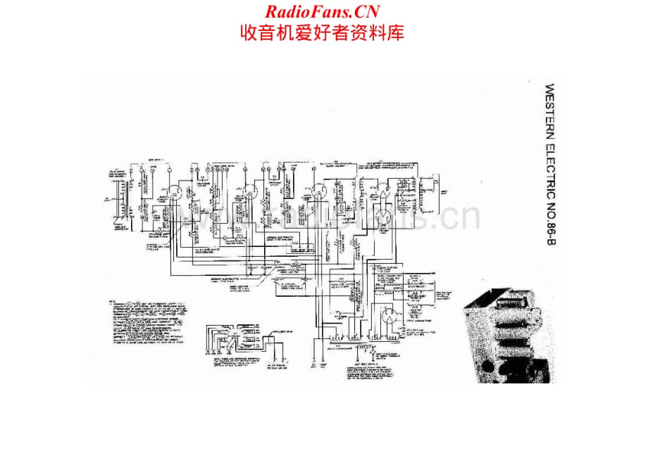 WesternElectric-86B-pwr-sch维修电路原理图.pdf_第1页