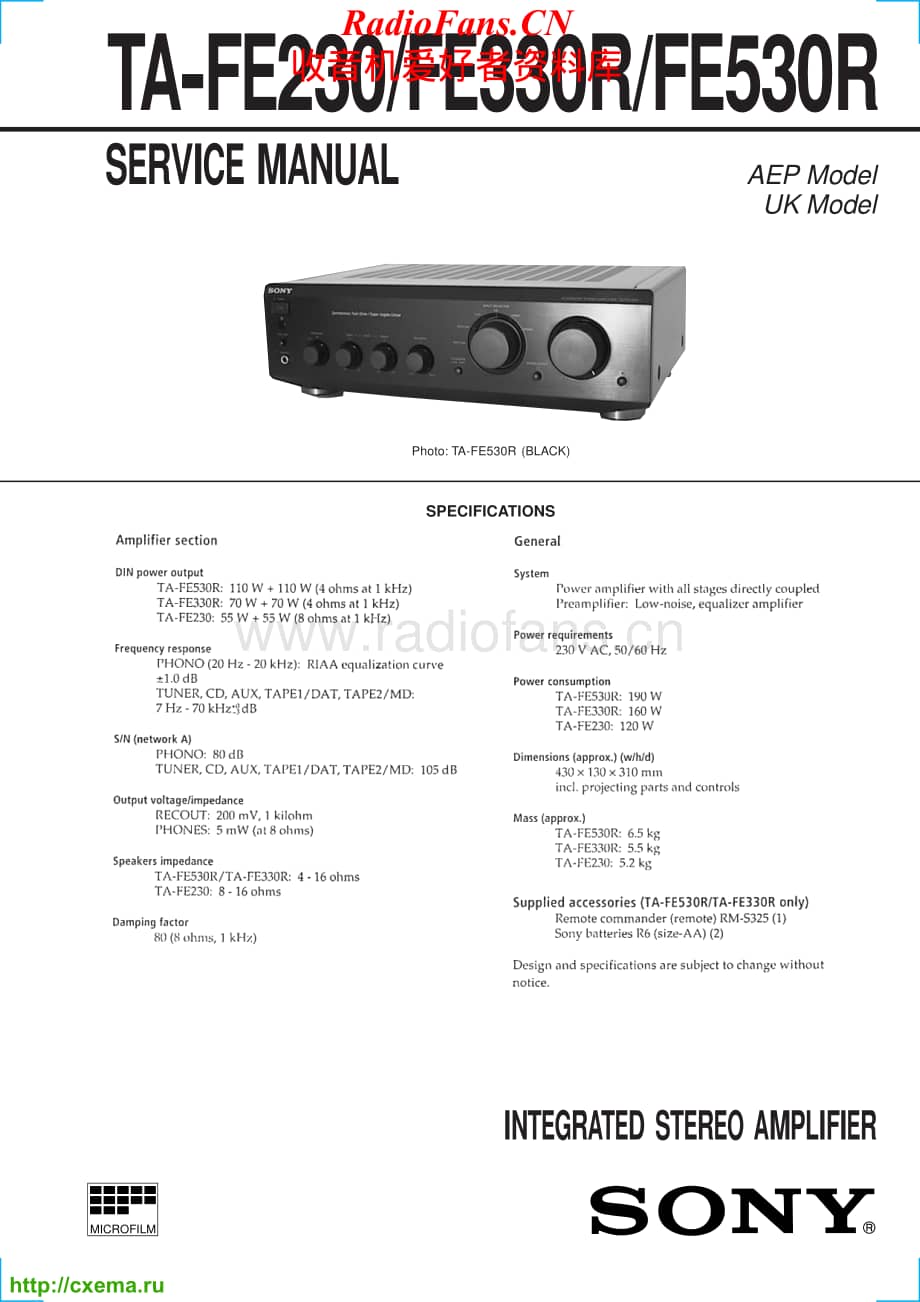 Sony-TAFE530R-int-sm维修电路原理图.pdf_第1页