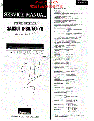 Sansui-R30-rec-sm维修电路原理图.pdf