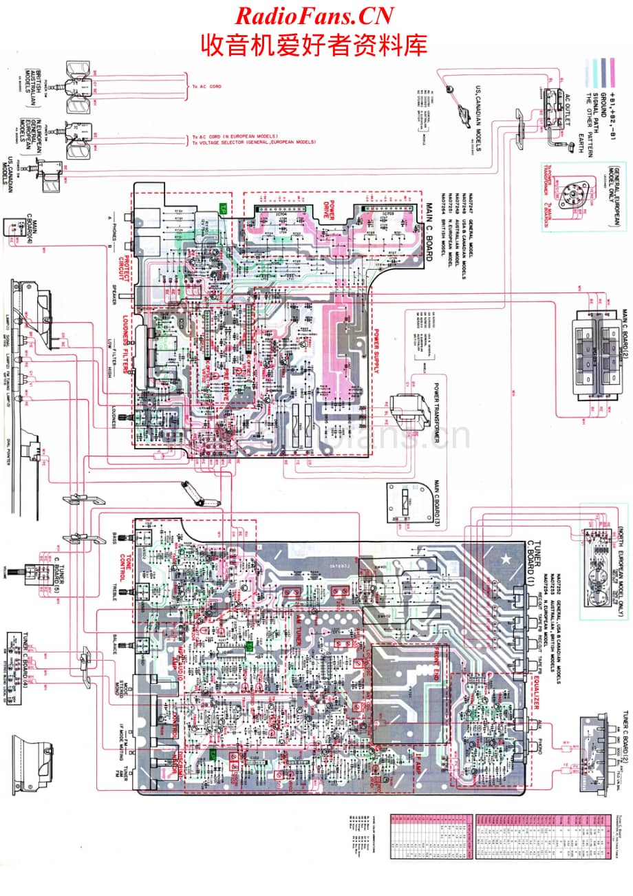 Yamaha-CR640-rec-sch维修电路原理图.pdf_第1页