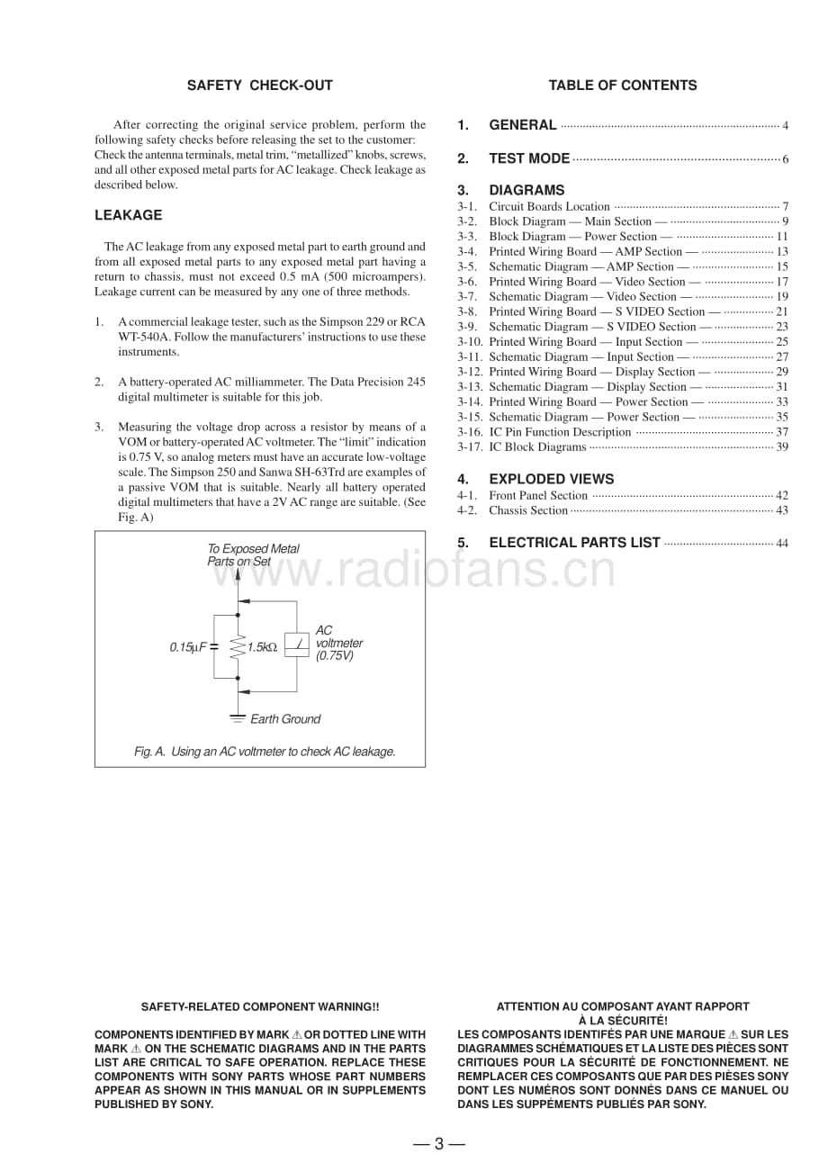 Sony-STRDE625-rec-sm维修电路原理图.pdf_第3页