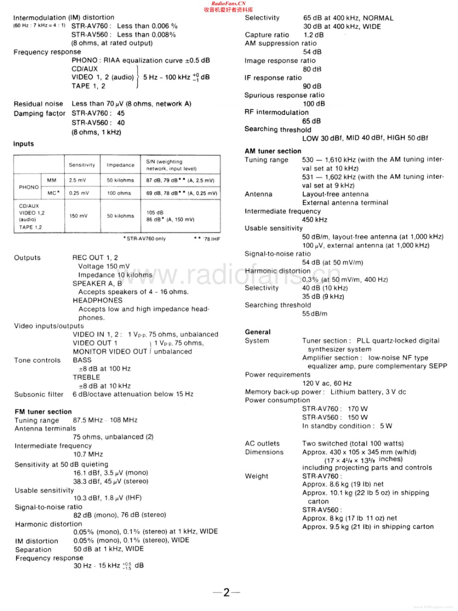 Sony-STRAV760-rec-sm维修电路原理图.pdf_第2页