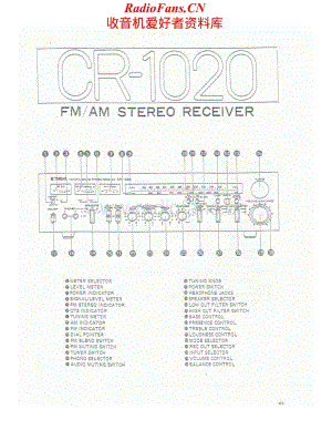 Yamaha-CR1020-rec-sm维修电路原理图.pdf