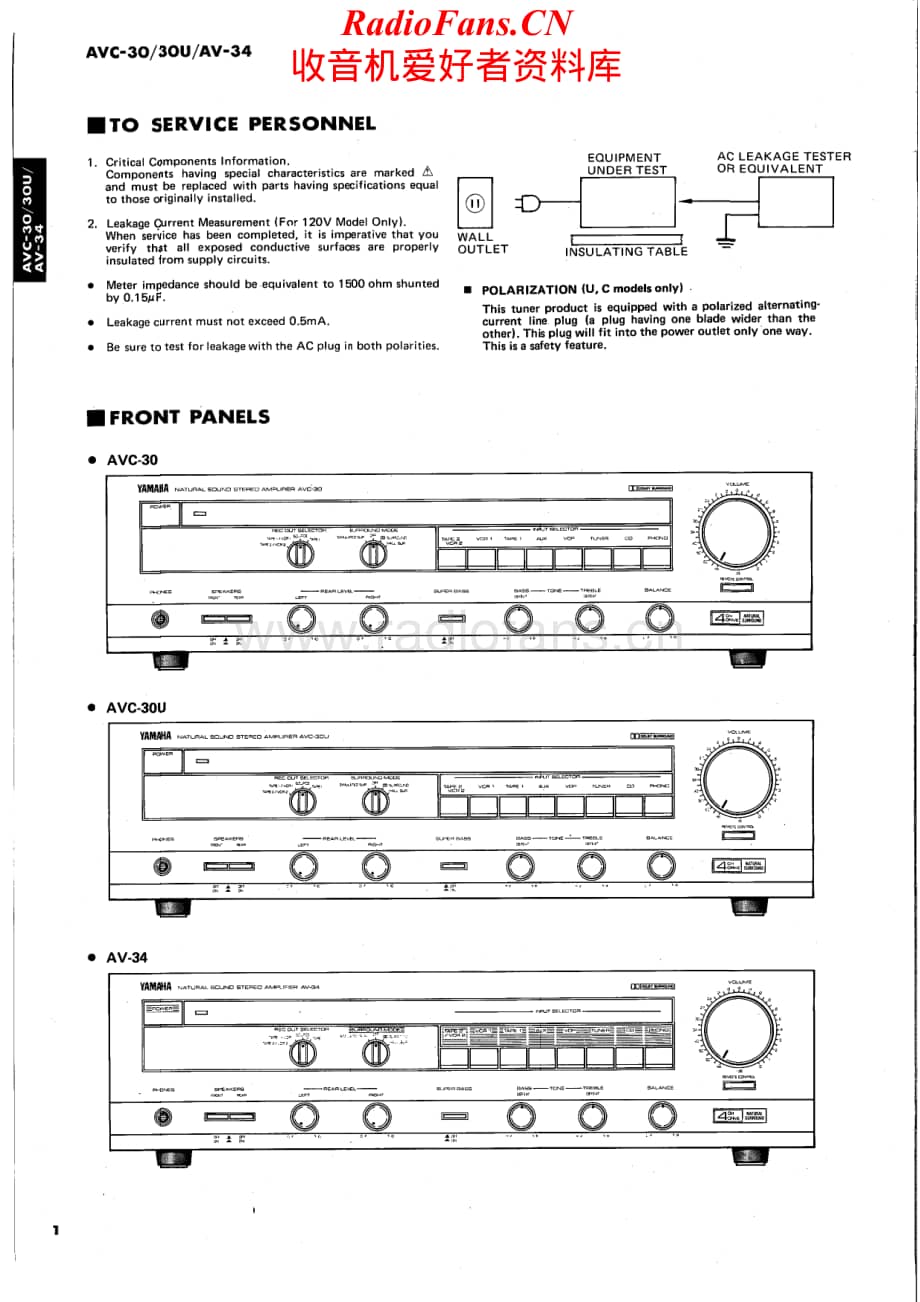 Yamaha-AV34-avr-sm维修电路原理图.pdf_第2页