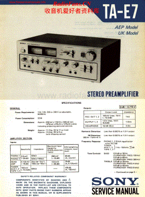 Sony-TAE7-int-sm维修电路原理图.pdf