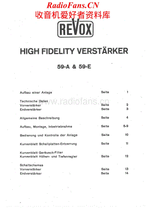 Revox-Model59A-int-sch维修电路原理图.pdf