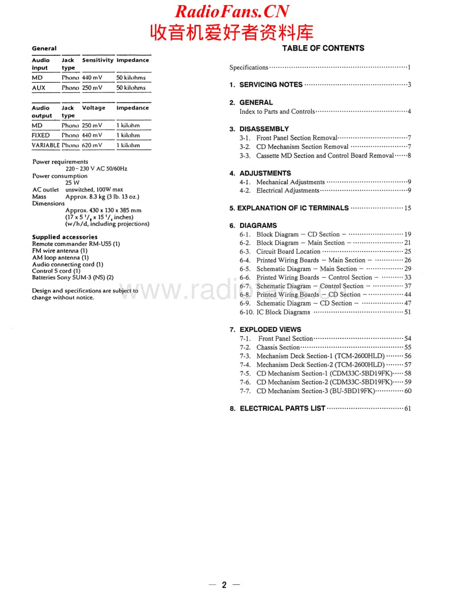 Sony-HCDVA550-cd-sm维修电路原理图.pdf_第2页