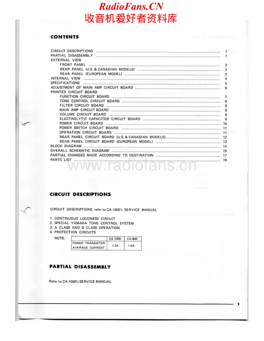 Yamaha-CA800-int-sm维修电路原理图.pdf_第2页