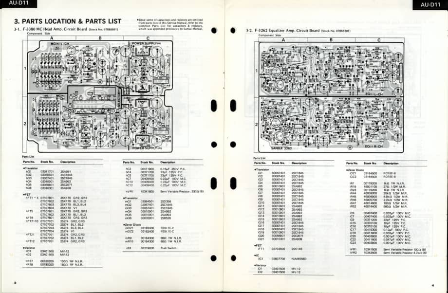 Sansui-AUD11-int-sm维修电路原理图.pdf_第3页