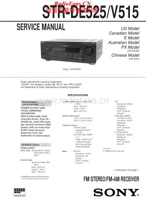 Sony-STRV515-rec-sm维修电路原理图.pdf