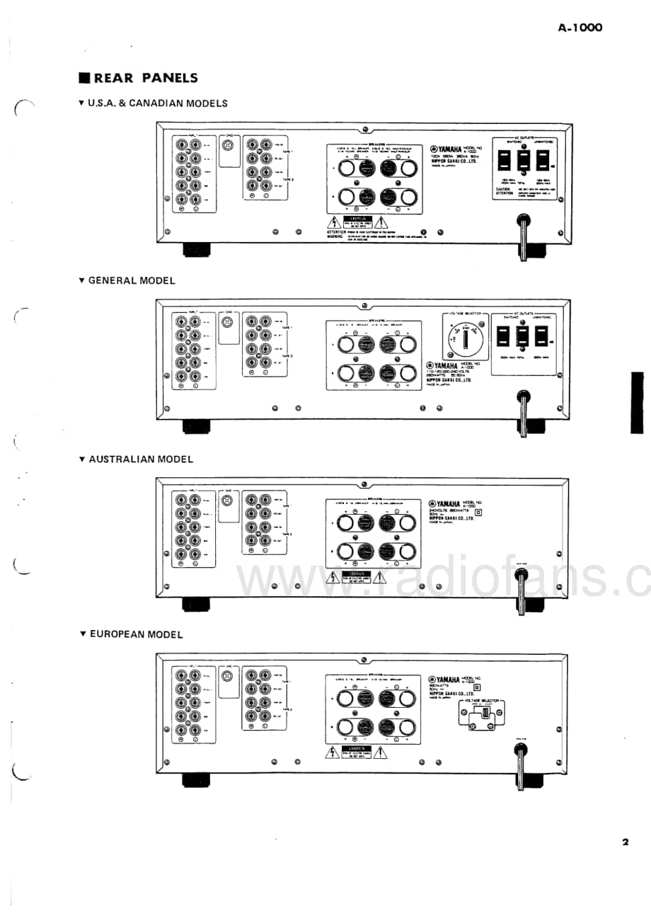 Yamaha-A1000-int-sm维修电路原理图.pdf_第3页