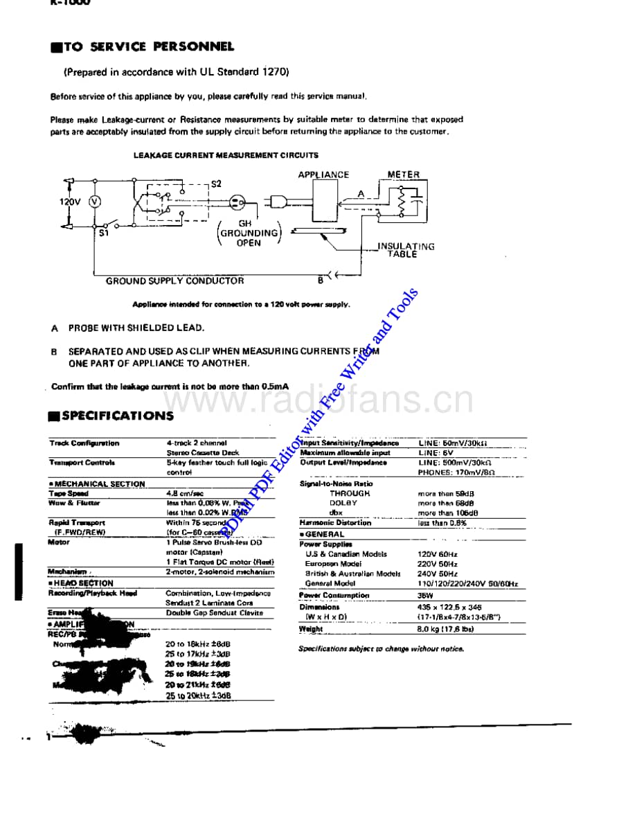 YAMAHA k-1000-sm 维修电路原理图.pdf_第2页