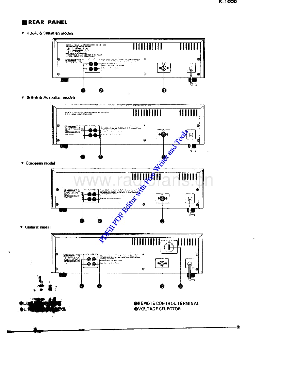 YAMAHA k-1000-sm 维修电路原理图.pdf_第3页