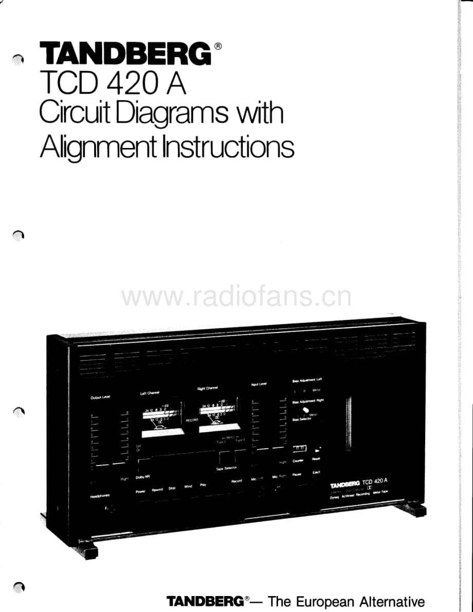 tandberg tcd-420a-circ-alignm 维修电路原理图.PDF_第1页