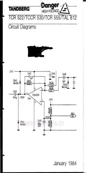 tandberg tal-812-s 维修电路原理图.pdf