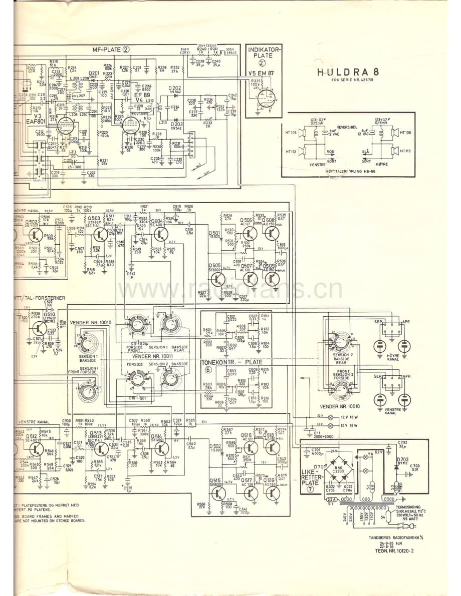 tandberg Huldra 8 skjema 维修电路原理图.pdf_第2页