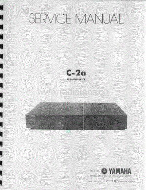 YAMAHA c2a-sm 维修电路原理图.pdf