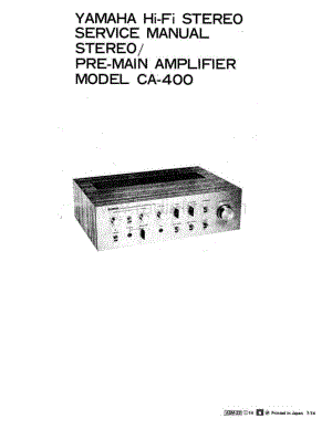 YAMAHA ca-400-sm 维修电路原理图.pdf