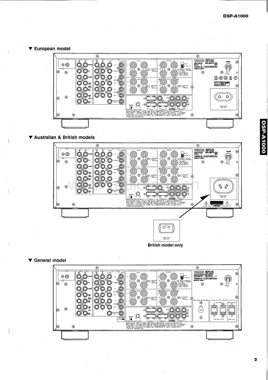 YAMAHA DSP-A1000 维修电路原理图.pdf_第3页