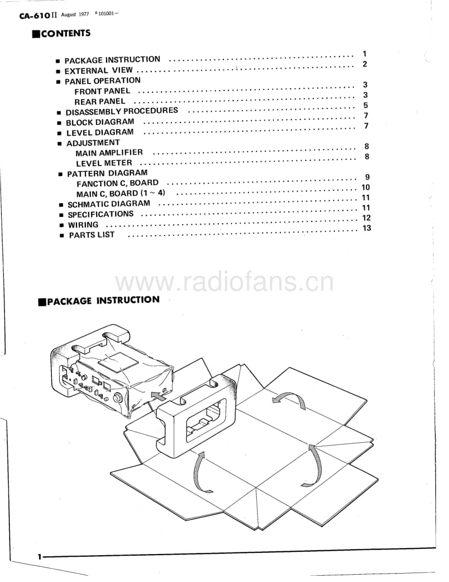 YAMAHA ca-610ii-sm 维修电路原理图.pdf_第2页