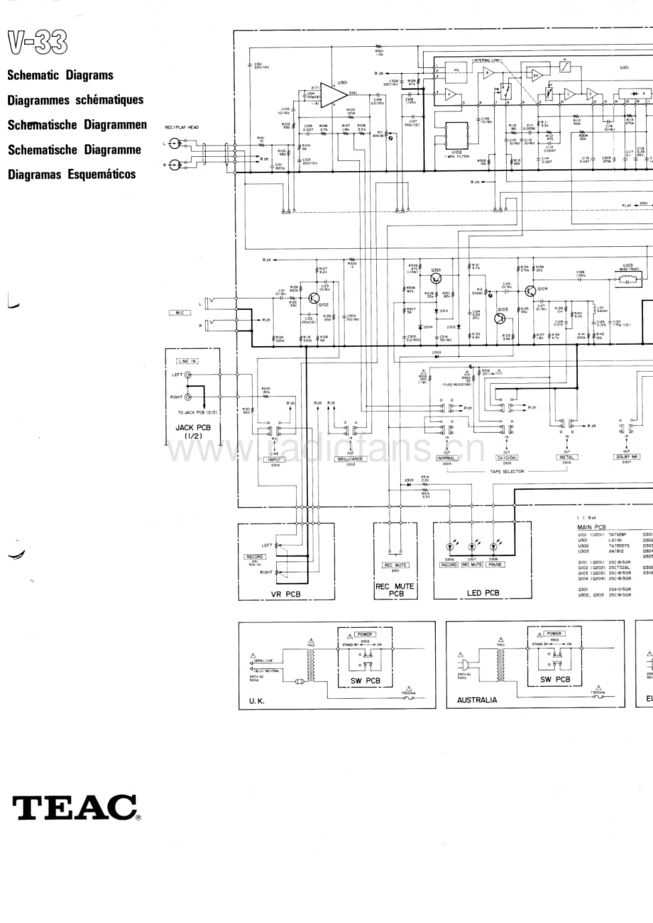 teac V-33_sch 维修电路原理图.pdf_第1页