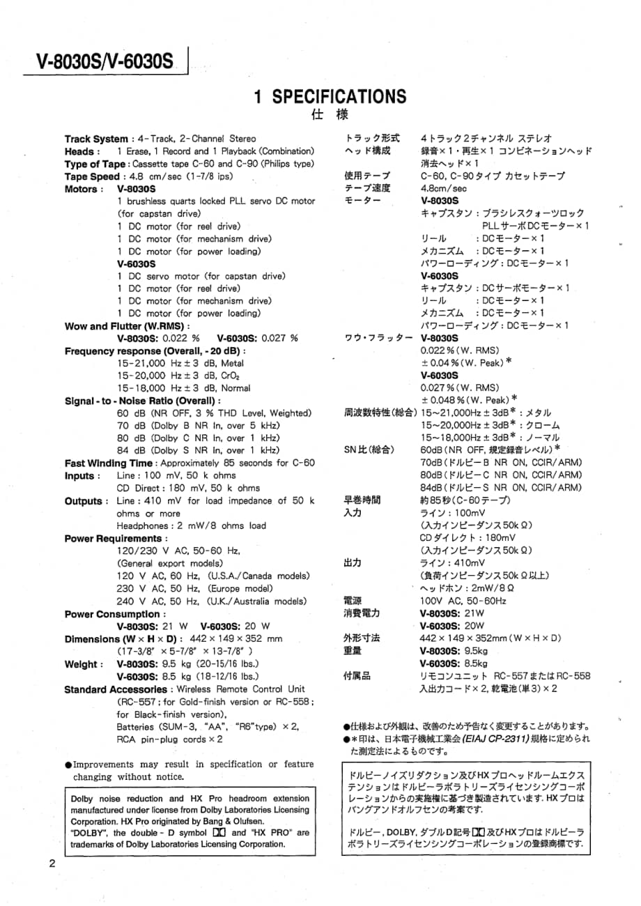 teac V-6030S_8030S 维修电路原理图.pdf_第2页