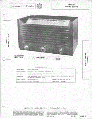 Philco_51-934 维修电路原理图.pdf