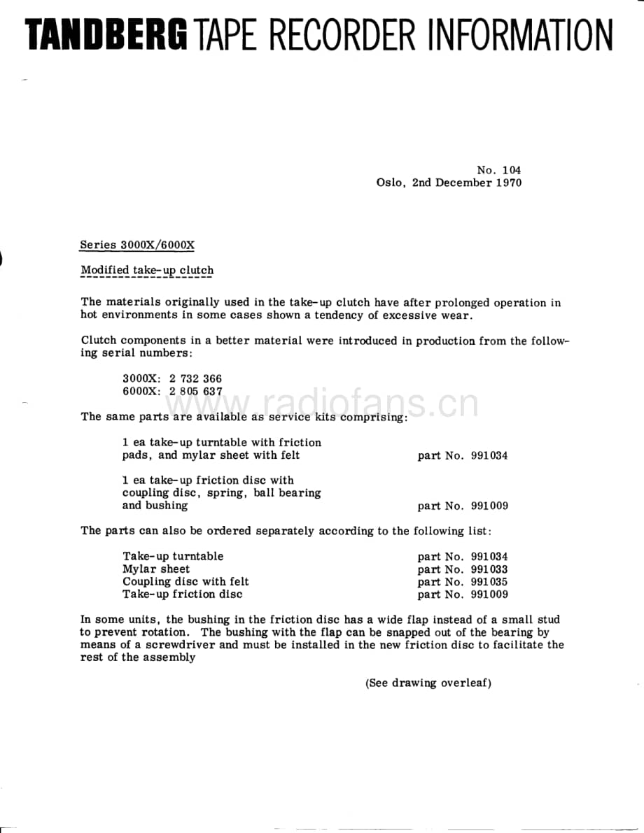 tandberg 3000x-6000x-servicemanual-suppl 维修电路原理图.PDF_第1页