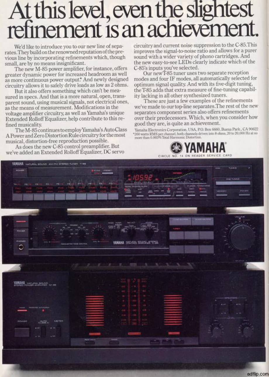 YAMAHA m-85_c-85_t-85-ad 维修电路原理图.pdf_第1页