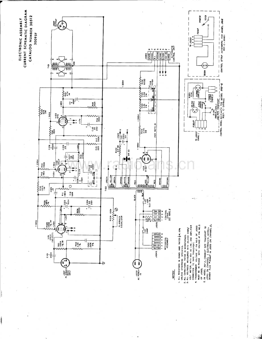 AMPEXAmpex_352-schematic 维修电路原理图.pdf_第1页