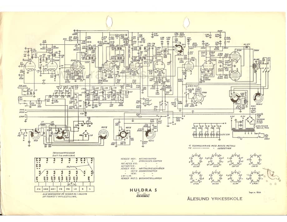 tandberg Huldra 5 trimmeforskrifter og skjema 维修电路原理图.pdf_第2页