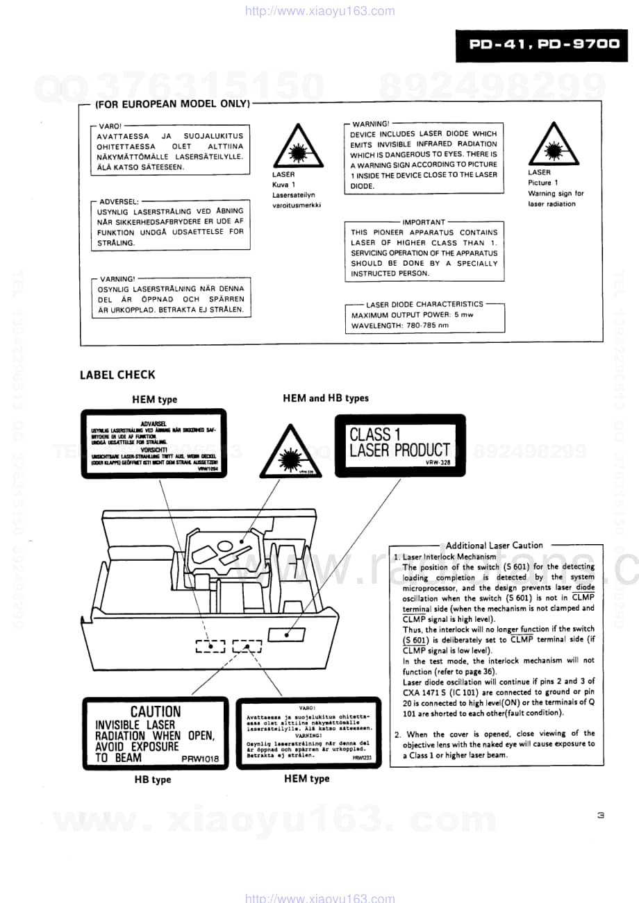 先锋PD-9700原理图.pdf_第3页