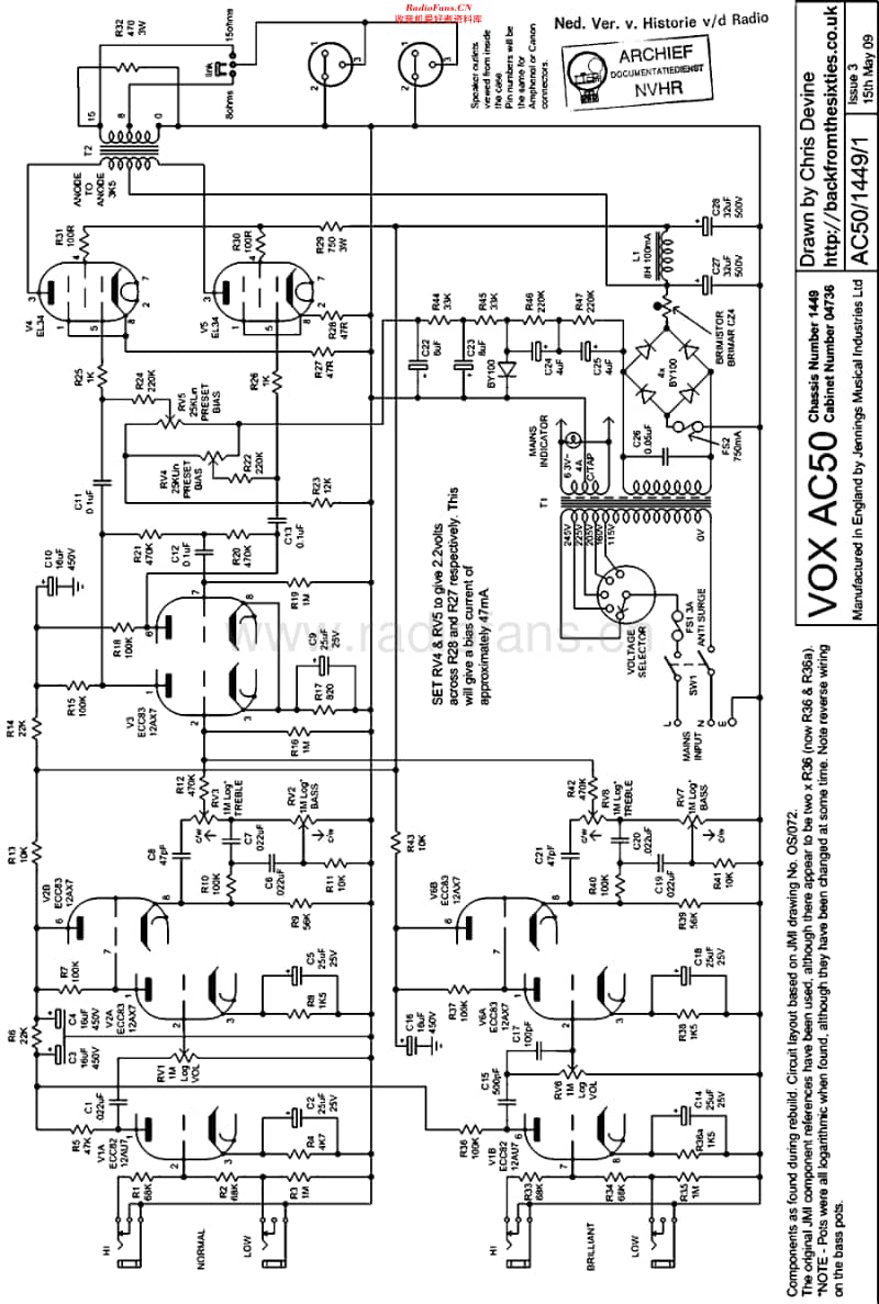 Vox_AC50维修电路原理图.pdf_第1页