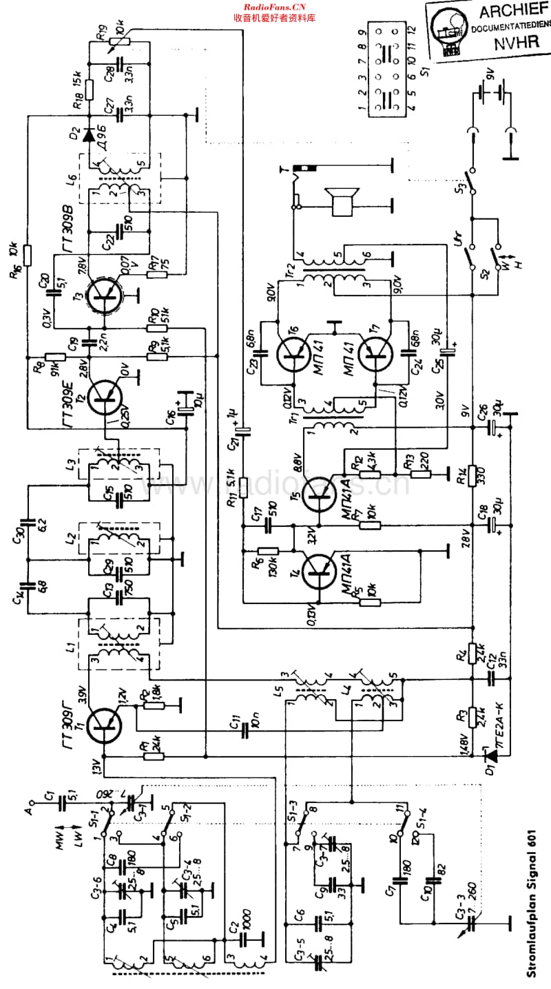 USSR_601维修电路原理图.pdf_第1页