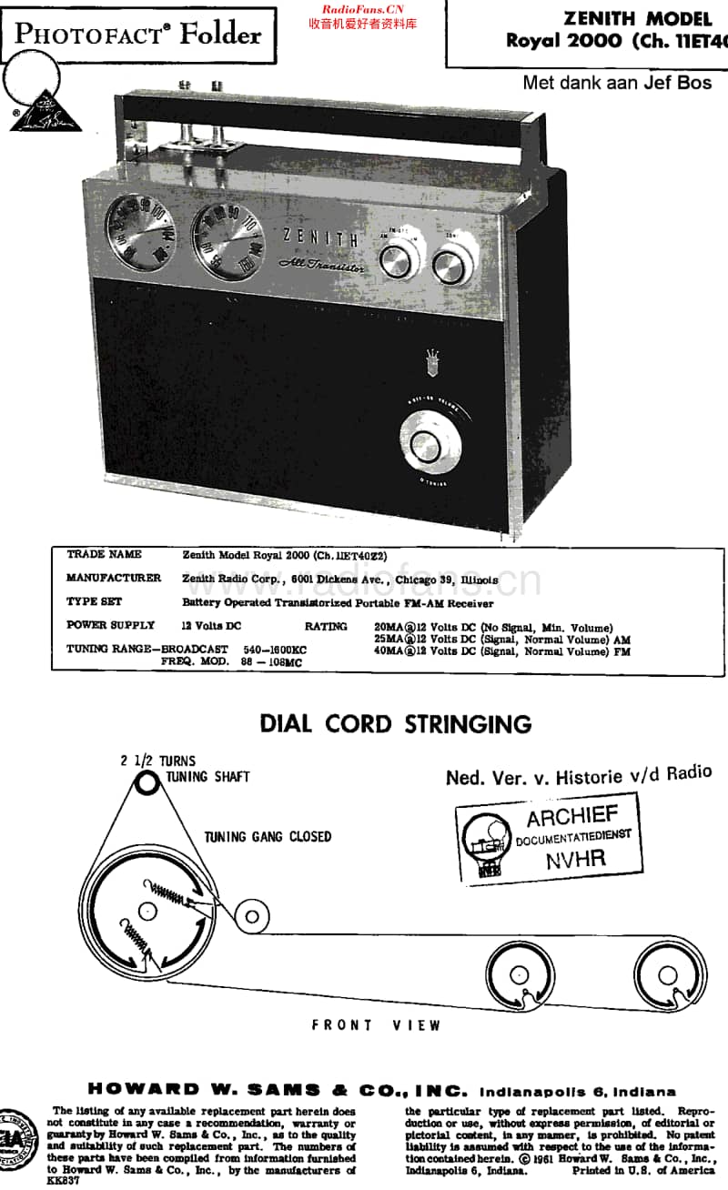 Zenith_Royal2000维修电路原理图.pdf_第1页