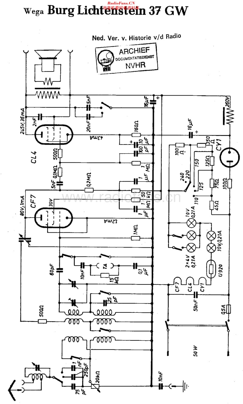 Wega_37GW维修电路原理图.pdf_第1页