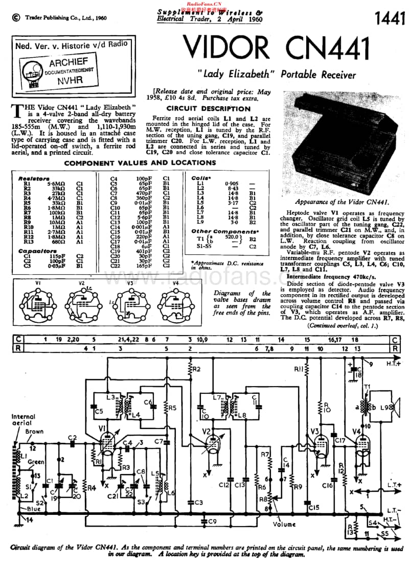 Vidor_CN441维修电路原理图.pdf_第1页