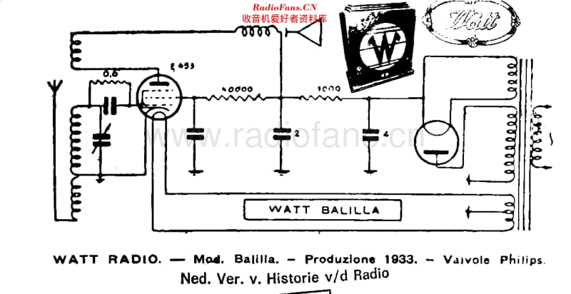 WattRadio_Balilla维修电路原理图.pdf_第1页