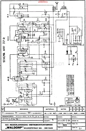 Waldorp_37R维修电路原理图.pdf