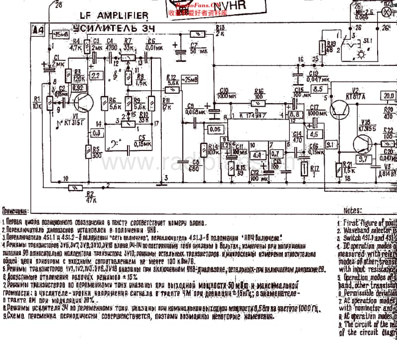 USSR_B217维修电路原理图.pdf_第1页