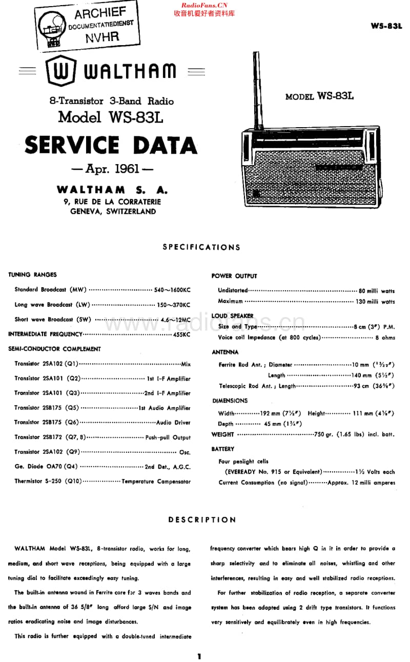 WalthamCH_WS83L维修电路原理图.pdf_第1页