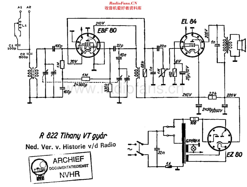 Videoton_R822维修电路原理图.pdf_第1页