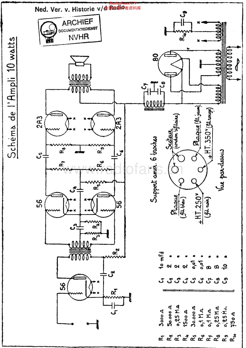 VeuveMartin_Ampli10W维修电路原理图.pdf_第1页