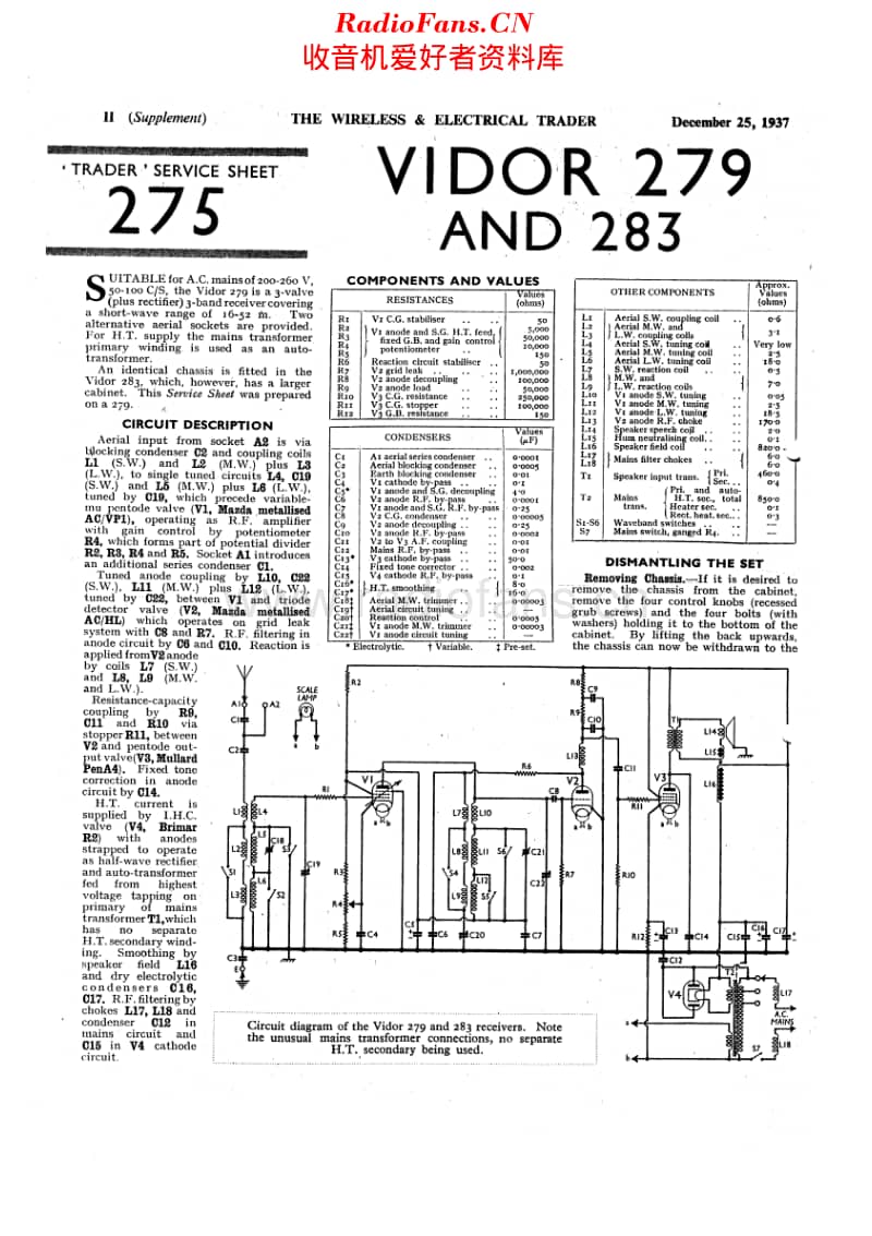 Vidor_279维修电路原理图.pdf_第1页