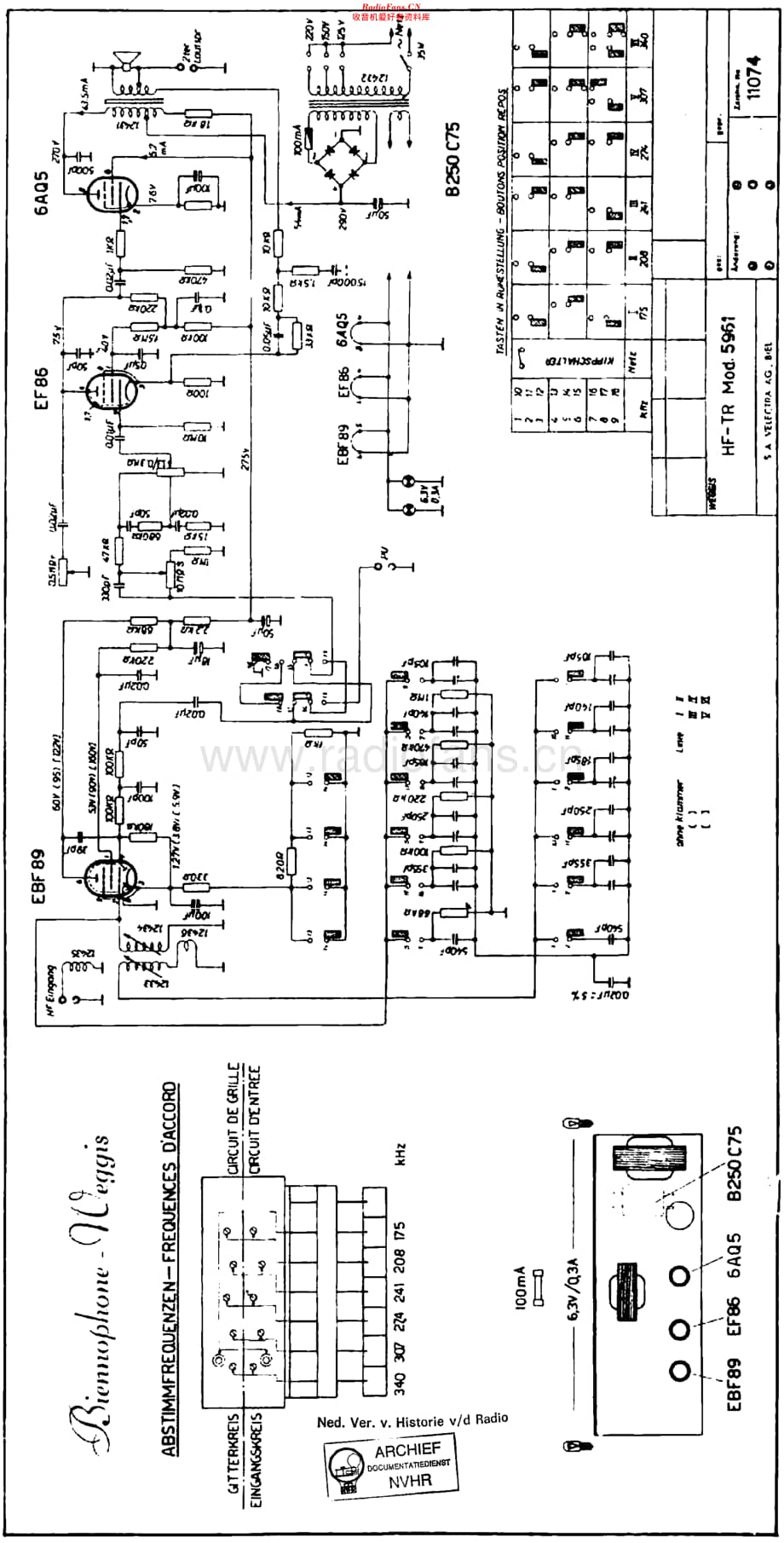 Biennophone_5961维修电路原理图.pdf_第1页