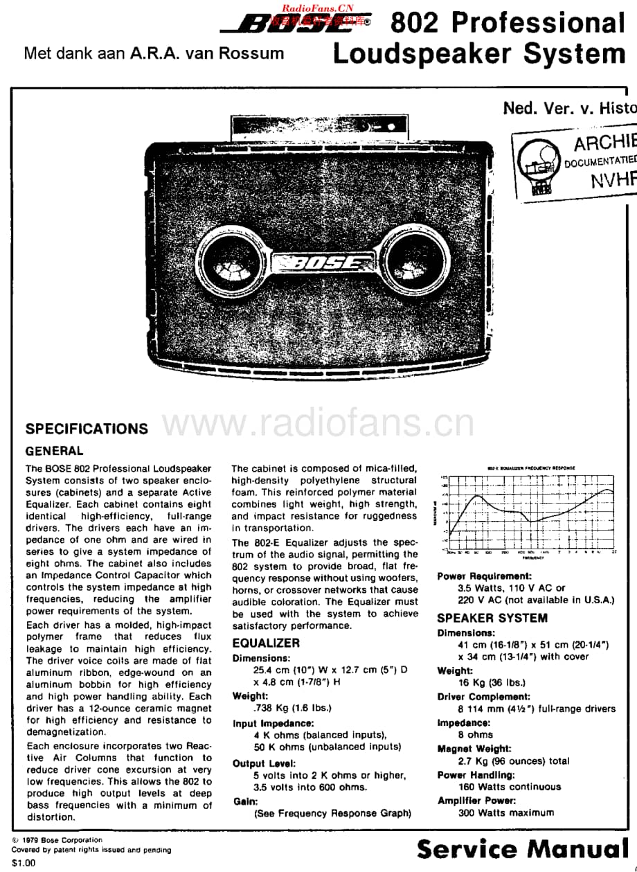 Bose_802维修电路原理图.pdf_第1页