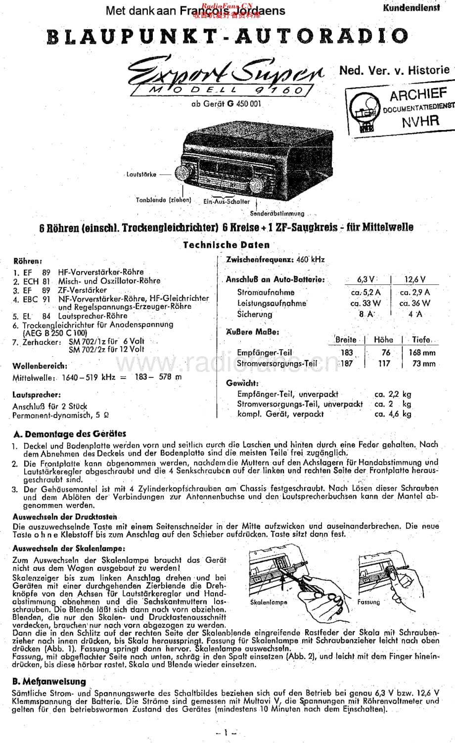 Blaupunkt_9160维修电路原理图.pdf_第1页